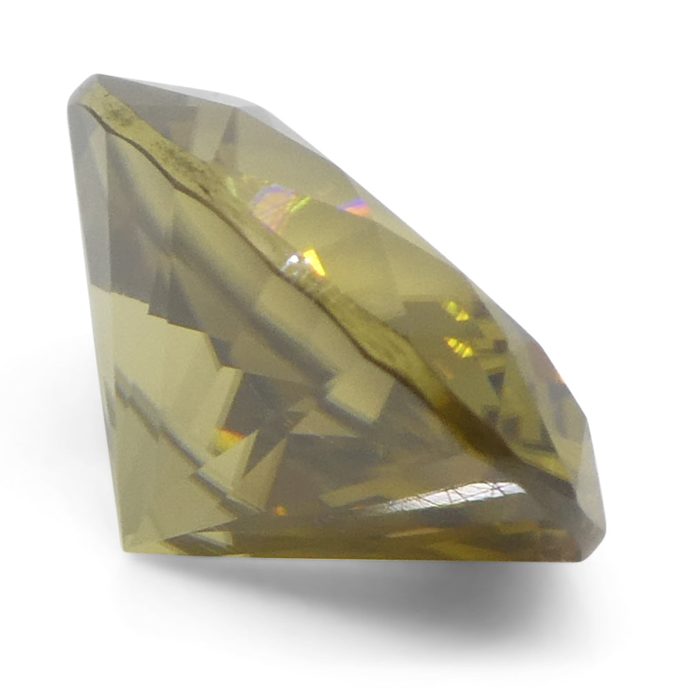 2.76ct Natural Earth Mined Oval Master Brilliant Cut Yellow Zircon from Sri Lanka - Skyjems Wholesale Gemstones