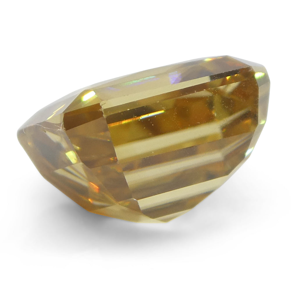 2.75ct Natural Earth Mined Octagon/Emerald Cut Master Brilliant Cut Orange-Yellow Zircon from Sri Lanka - Skyjems Wholesale Gemstones