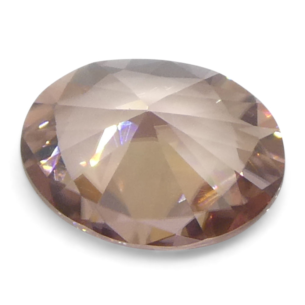 1.86ct Natural Earth Mined Oval Master Brilliant Cut Pink Zircon from Sri Lanka - Skyjems Wholesale Gemstones