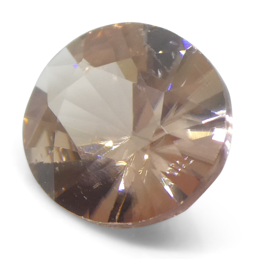 1.97ct Natural Earth Mined Oval Master Brilliant Cut Pink-Orange Zircon from Sri Lanka - Skyjems Wholesale Gemstones