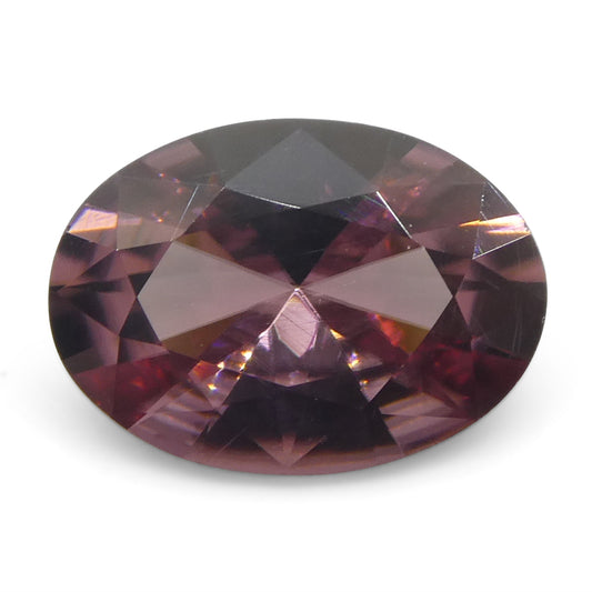 Zircon 0.95 cts 7.21 x 5.17 x 2.83 mm Oval Pink  $290