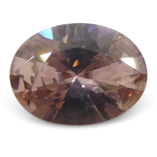 Zircon 1.78 cts 8.60 x 6.48 x 3.79 mm Oval Pink  $540