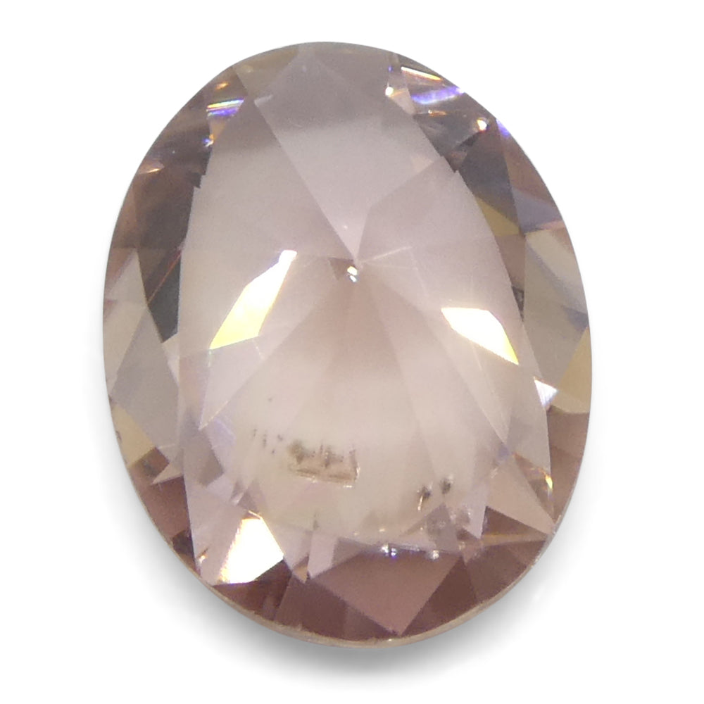 1.78ct Natural Earth Mined Oval Master Brilliant Cut Pink Zircon from Sri Lanka - Skyjems Wholesale Gemstones