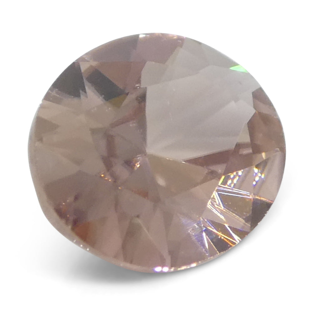 1.45ct Natural Earth Mined Oval Master Brilliant Cut Pink Zircon from Sri Lanka - Skyjems Wholesale Gemstones