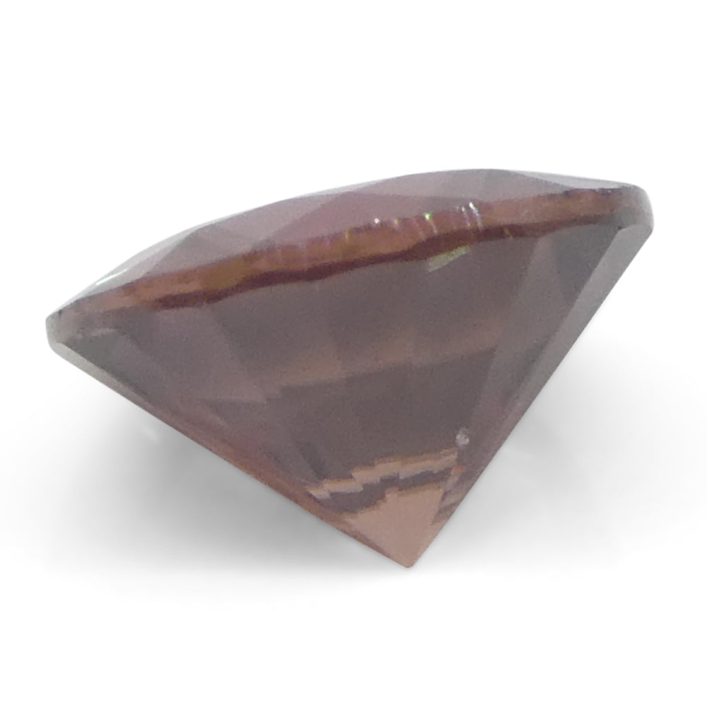 0.84ct Natural Earth Mined Round Master Brilliant Cut Pink Zircon from Sri Lanka - Skyjems Wholesale Gemstones