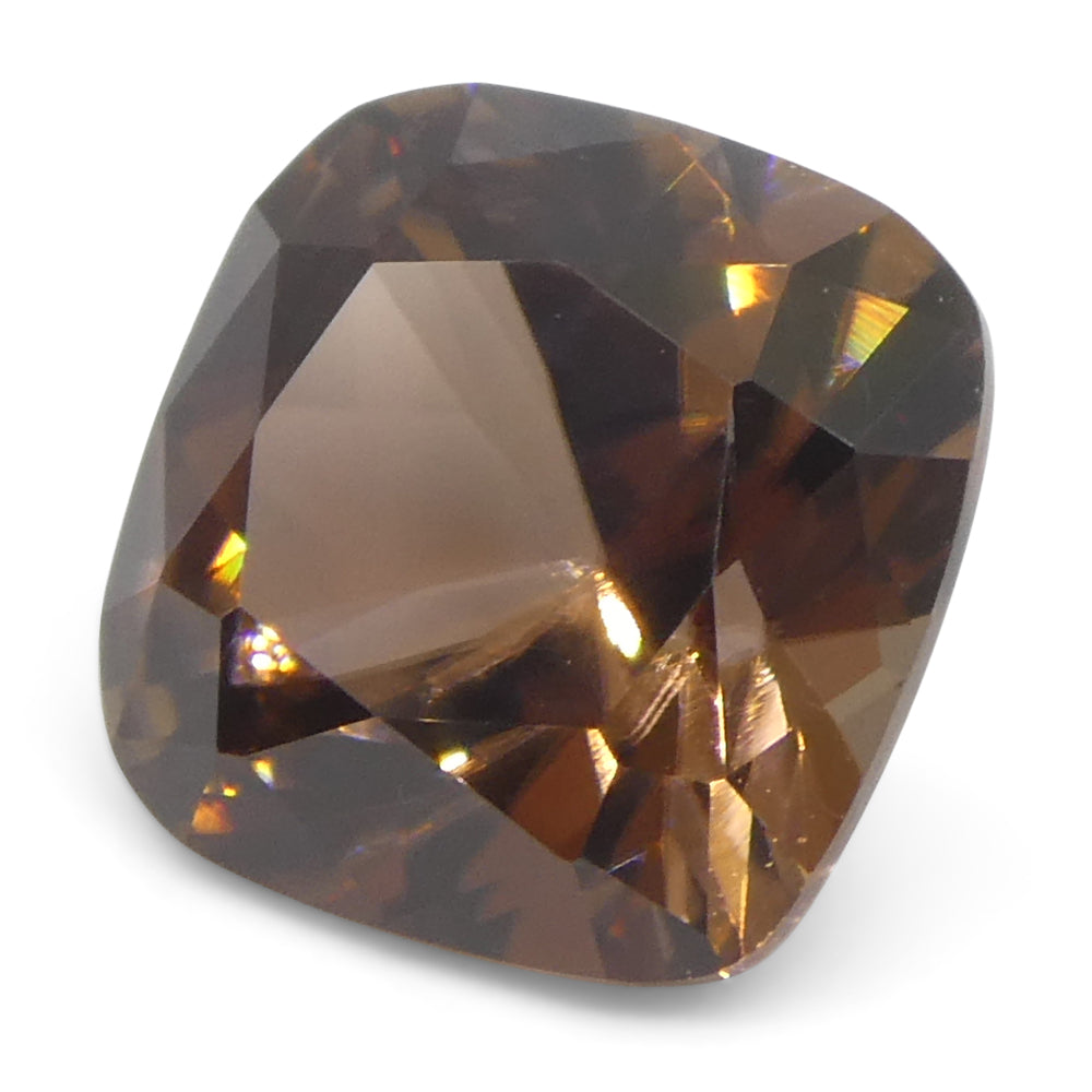 2.8ct Natural Earth Mined Cushion Master Brilliant Cut Orange Zircon from Sri Lanka - Skyjems Wholesale Gemstones
