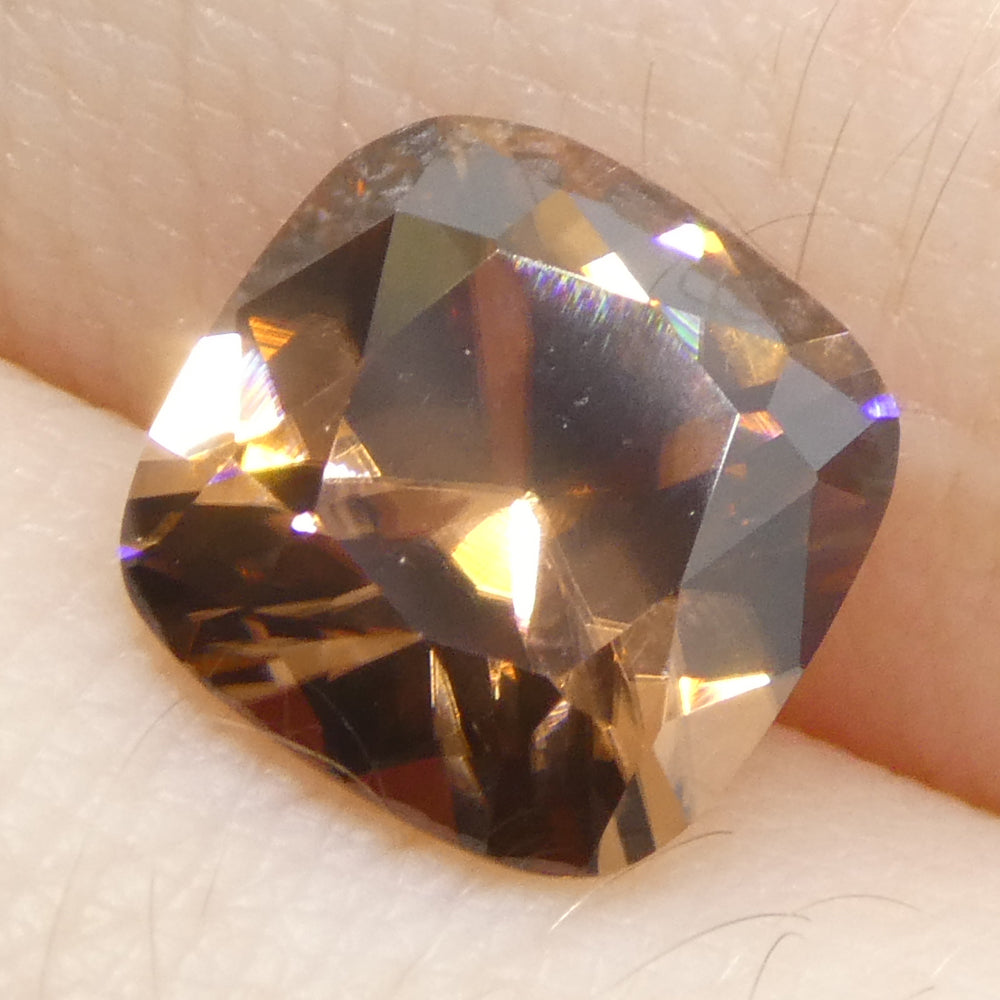 2.8ct Natural Earth Mined Cushion Master Brilliant Cut Orange Zircon from Sri Lanka - Skyjems Wholesale Gemstones