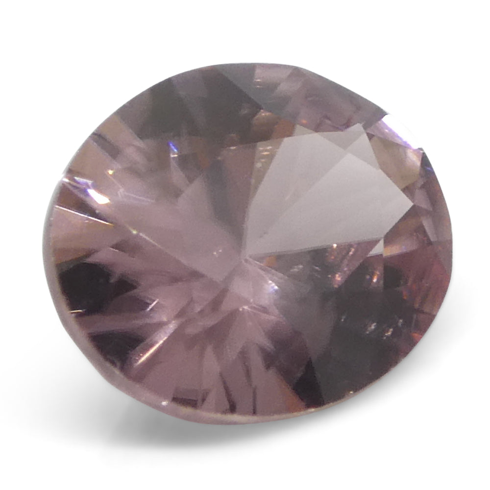 1.78ct Natural Earth Mined Oval Master Brilliant Cut Pink Zircon from Sri Lanka - Skyjems Wholesale Gemstones
