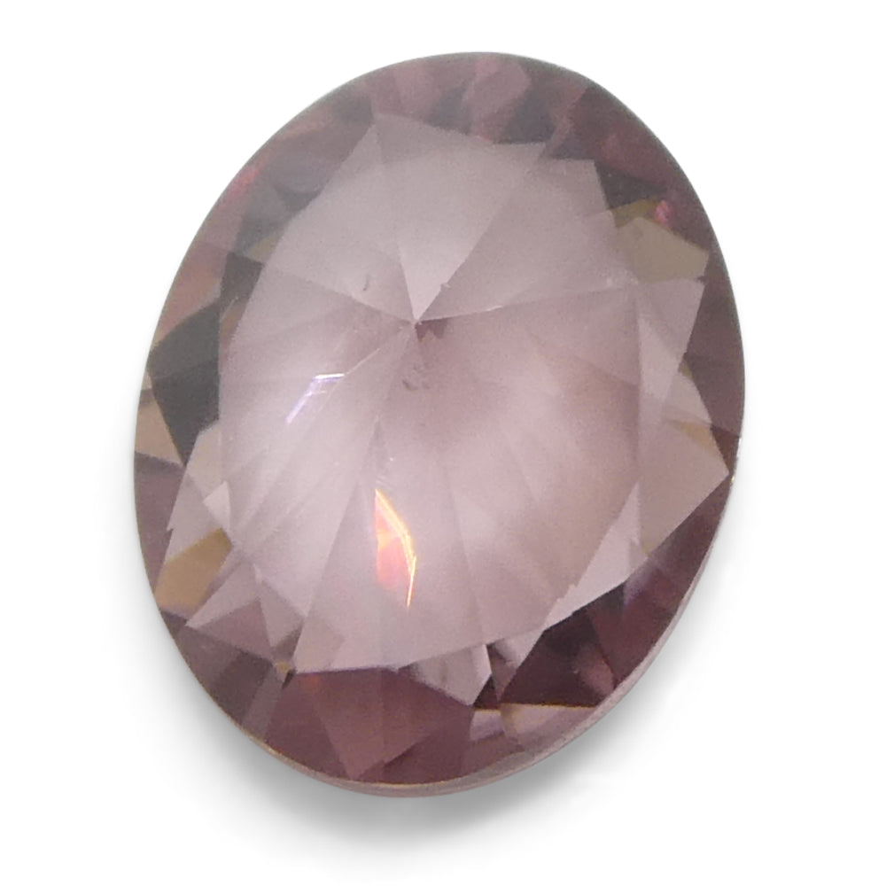 1.78ct Natural Earth Mined Oval Master Brilliant Cut Pink Zircon from Sri Lanka - Skyjems Wholesale Gemstones