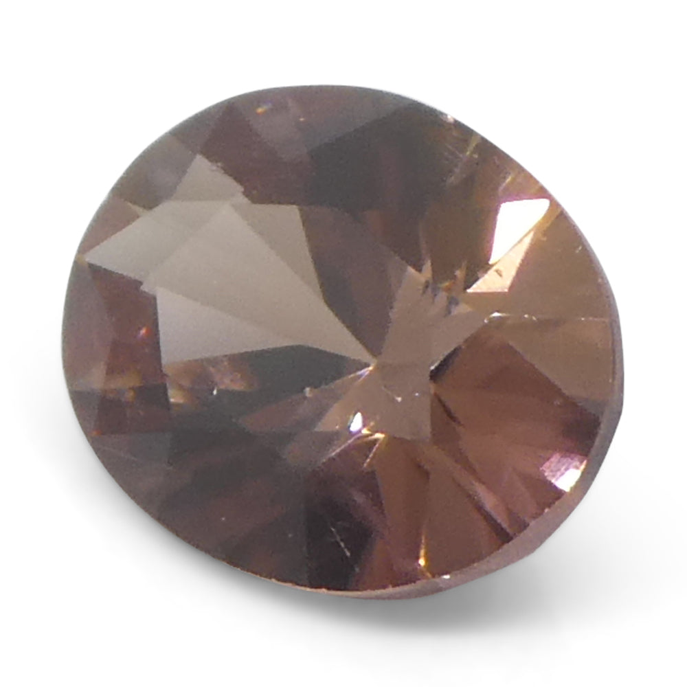 1.53ct Natural Earth Mined Oval Master Brilliant Cut Orange Zircon from Sri Lanka - Skyjems Wholesale Gemstones