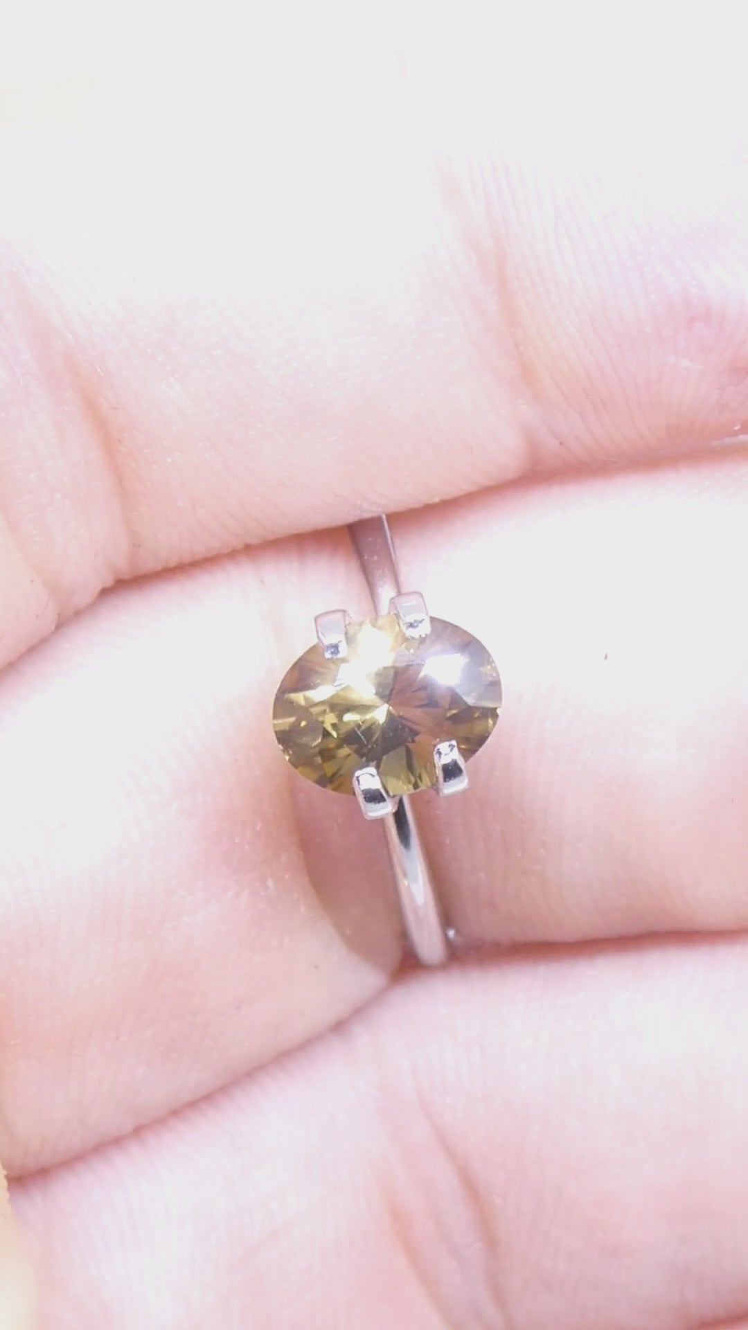1.91ct Natural Earth Mined Oval Master Brilliant Cut Yellow-Brown Zircon from Sri Lanka — product video