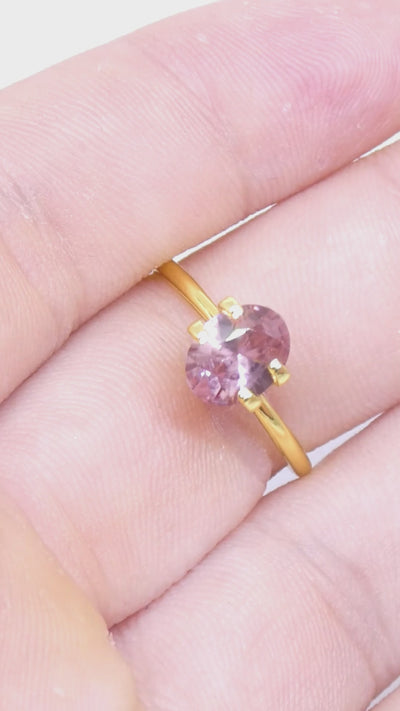 1.78ct Natural Earth Mined Oval Master Brilliant Cut Pink Zircon from Sri Lanka — product video