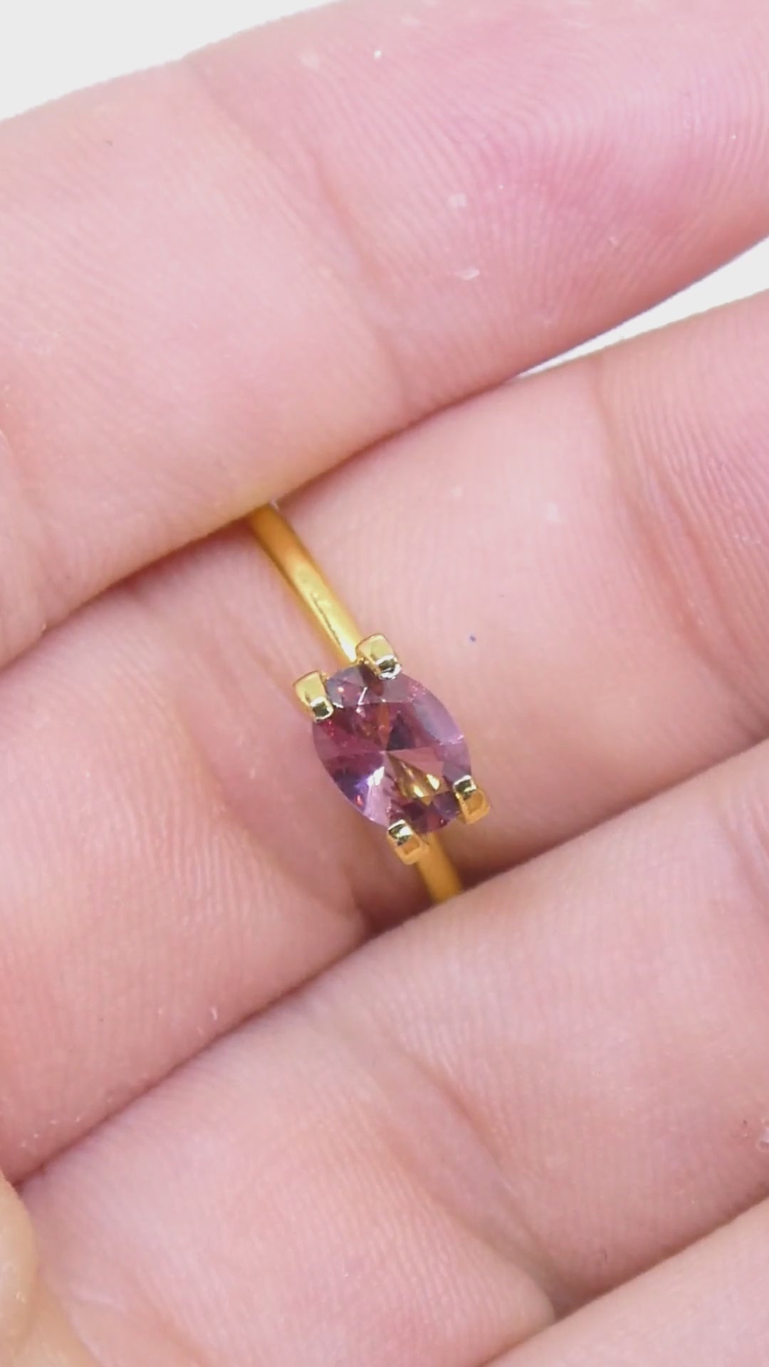 0.95ct Natural Earth Mined Oval Master Brilliant Cut Pink Zircon from Sri Lanka — product video