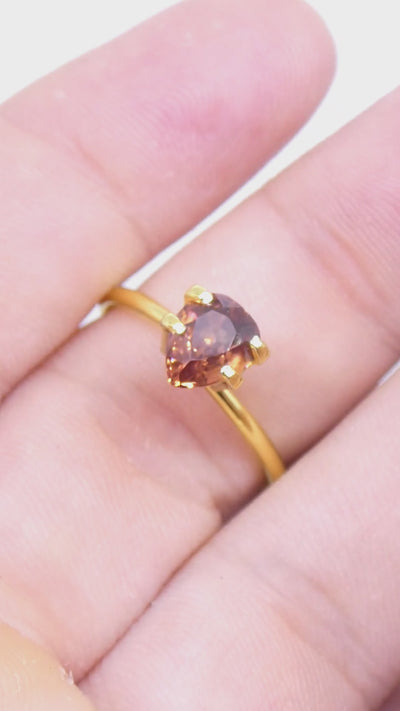2.08ct Natural Earth Mined Pear Master Brilliant Cut Orange Zircon from Sri Lanka — product video