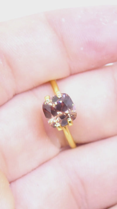 2.8ct Natural Earth Mined Cushion Master Brilliant Cut Orange Zircon from Sri Lanka — product video