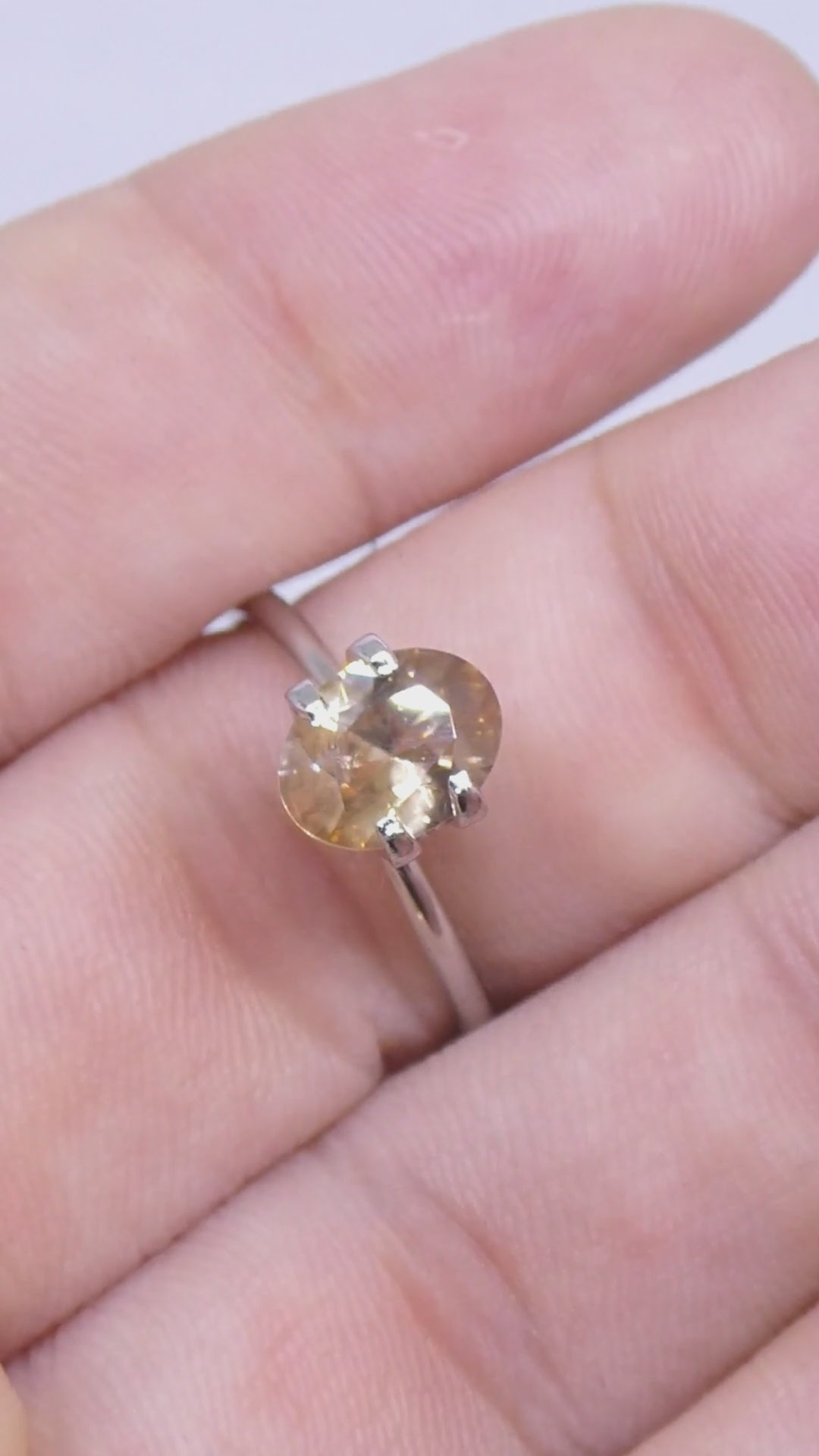 2.09ct Natural Earth Mined Oval Master Brilliant Cut Orange Zircon from Sri Lanka — product video