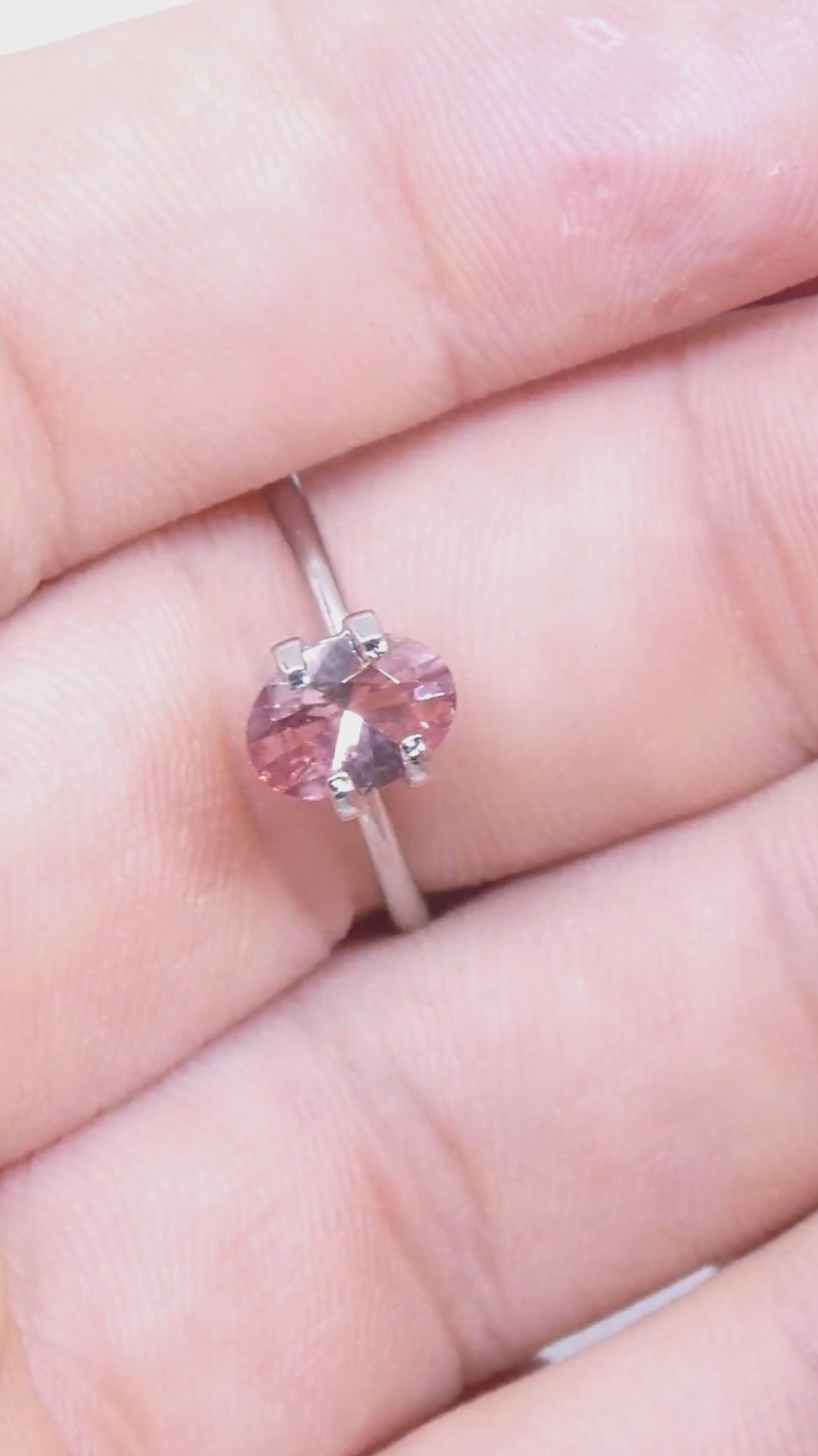 1.31ct Natural Earth Mined Oval Master Brilliant Cut Pink Zircon from Sri Lanka — product video