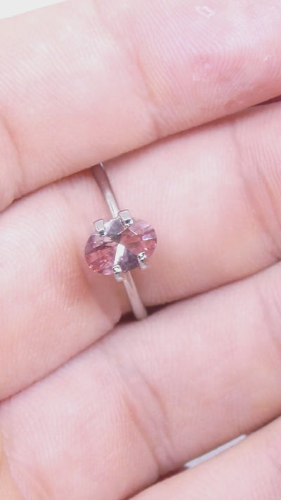 1.31ct Natural Earth Mined Oval Master Brilliant Cut Pink Zircon from Sri Lanka — product video