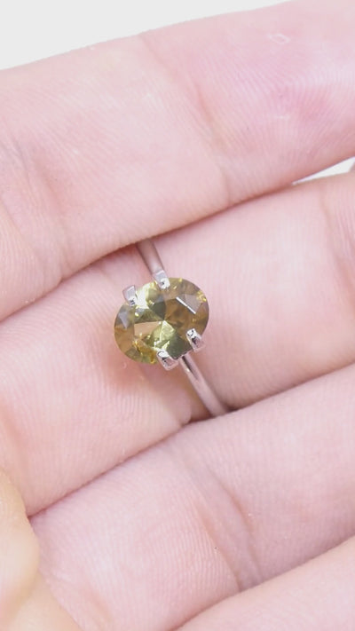 1.84ct Natural Earth Mined Oval Master Brilliant Cut Yellow Zircon from Sri Lanka — product video