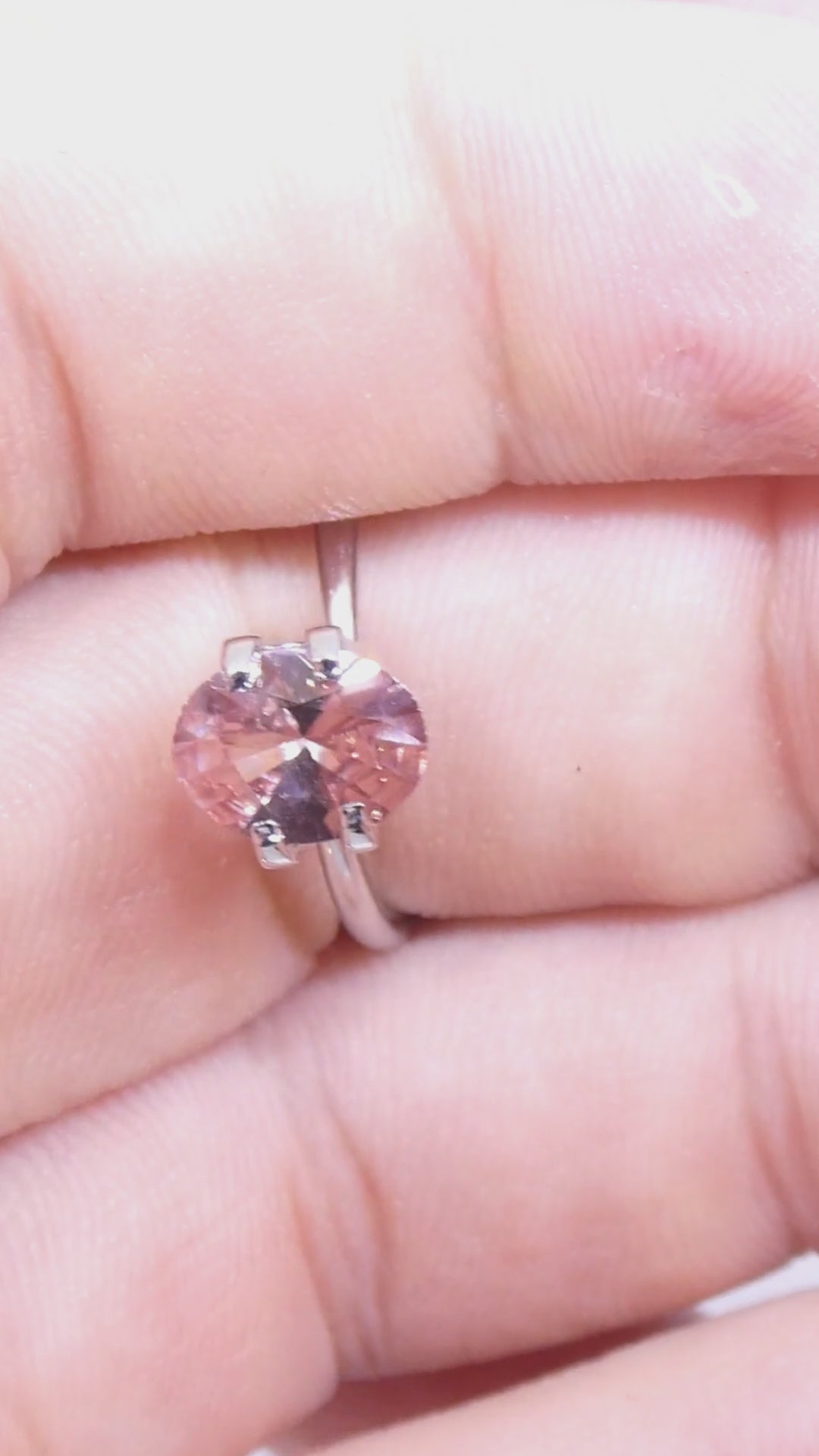 1.86ct Natural Earth Mined Oval Master Brilliant Cut Pink Zircon from Sri Lanka — product video