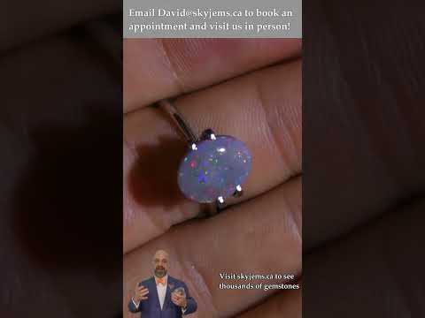 2.43ct N6 Freeform Gray Opal from Australia