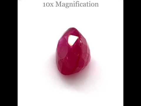 3.36ct Oval Red Ruby GIA Certified Mozambique