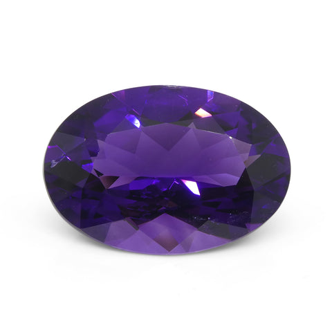 33.57ct Oval Purple Amethyst from Uruguay