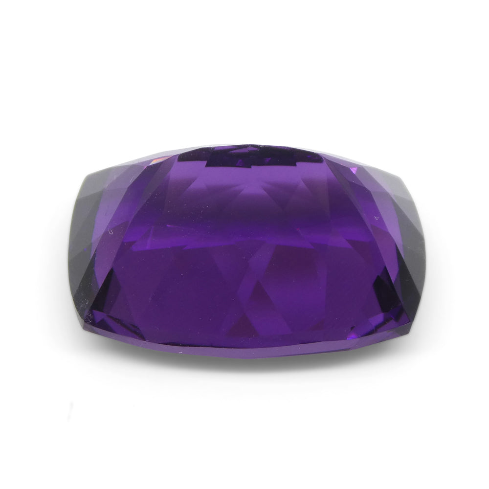 17.4ct Cushion Purple Amethyst from Uruguay - Skyjems Wholesale Gemstones