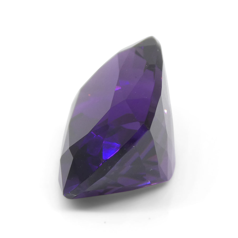 17.4ct Cushion Purple Amethyst from Uruguay - Skyjems Wholesale Gemstones