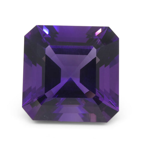 19.9ct Square Purple Amethyst from Uruguay