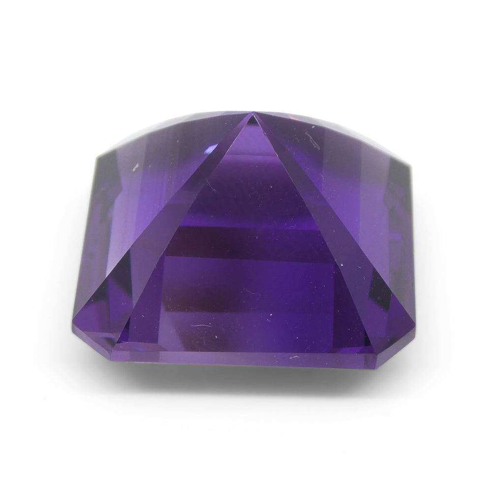 19.9ct Square Purple Amethyst from Uruguay - Skyjems Wholesale Gemstones