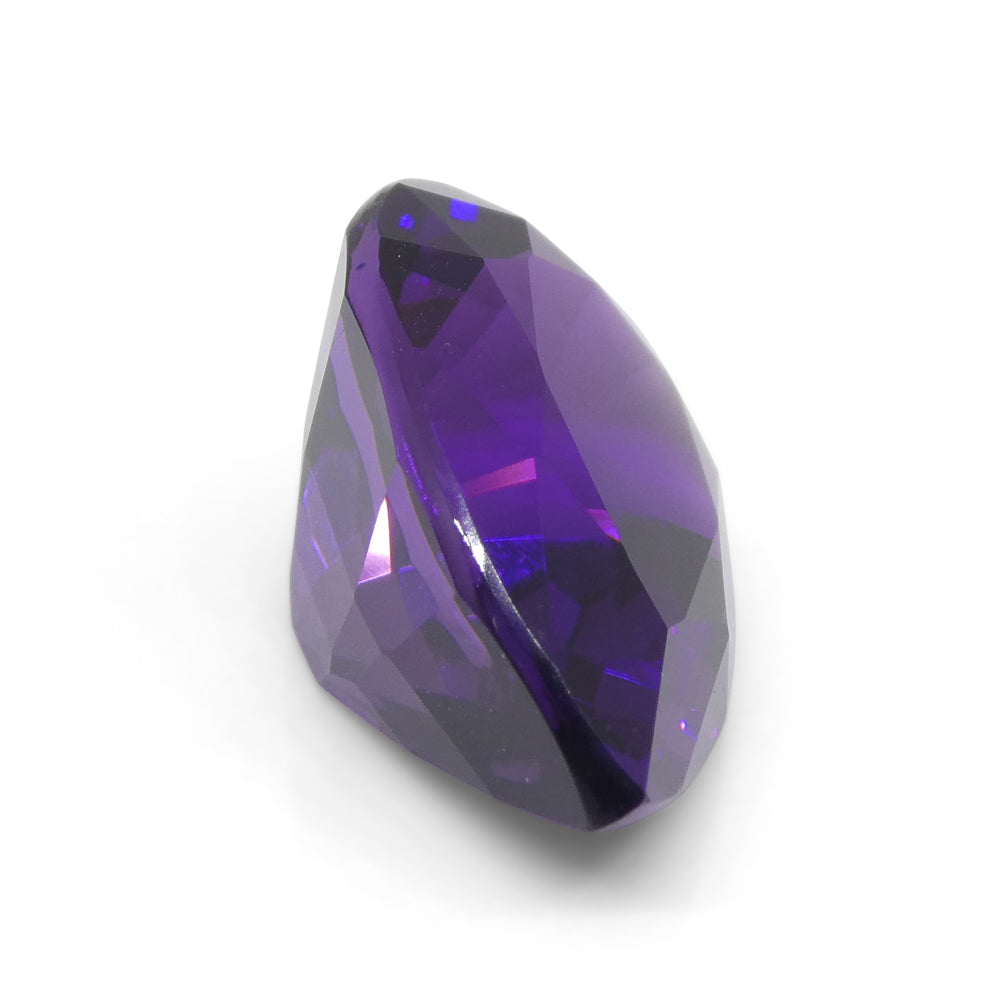11.99ct Pear Purple Amethyst from Uruguay, premium unheated gemstone by SkyJems, Canadian gem specialists since 1967