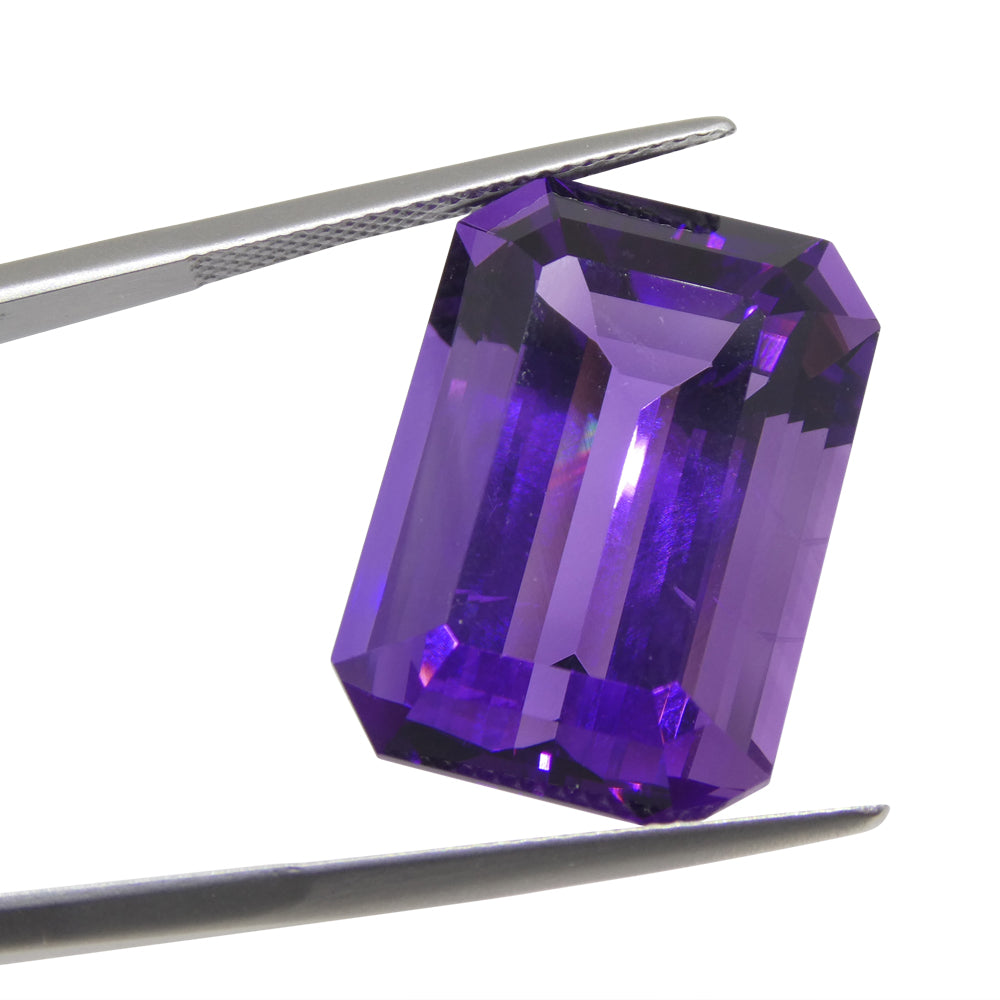 Amethyst 29.21 cts 22.02 x 15.72 x 12.11 Emerald Cut Purple  $1760