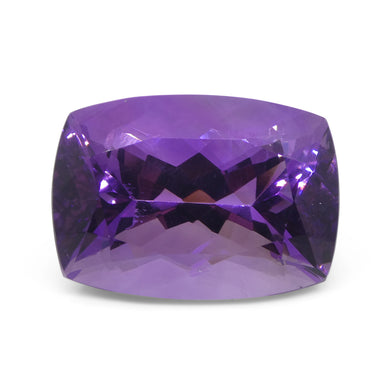 41.54ct Cushion Purple Amethyst from Uruguay - Skyjems Wholesale Gemstones