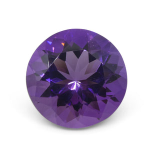 10.13ct Round Purple Amethyst from Uruguay - Skyjems Wholesale Gemstones