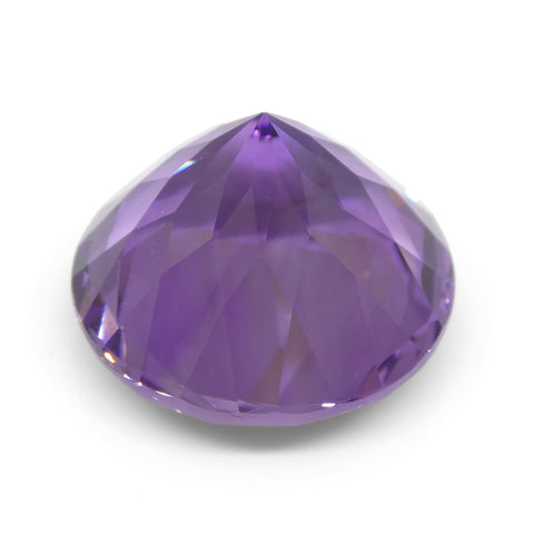 24.08ct Round Purple Amethyst from Uruguay