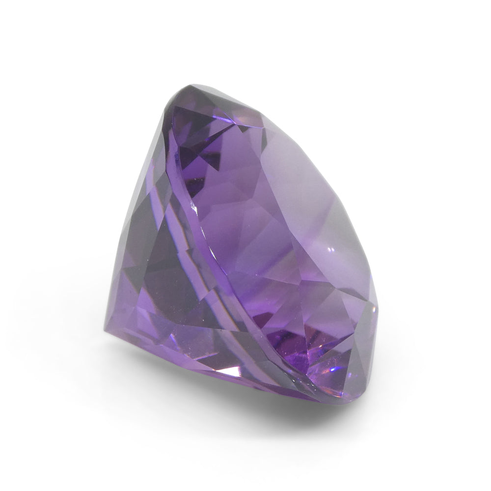 24.08ct Round Purple Amethyst from Uruguay - Skyjems Wholesale Gemstones