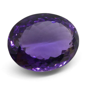 25.37 ct Oval Amethyst - Skyjems Wholesale Gemstones