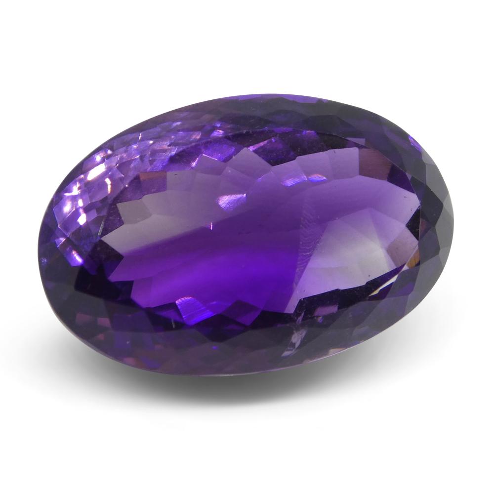 21.55 ct Oval Amethyst - Skyjems Wholesale Gemstones