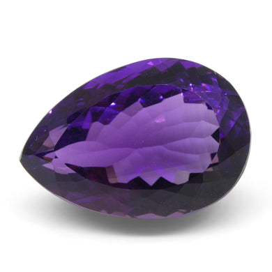 24.49 ct Pear Amethyst - Skyjems Wholesale Gemstones