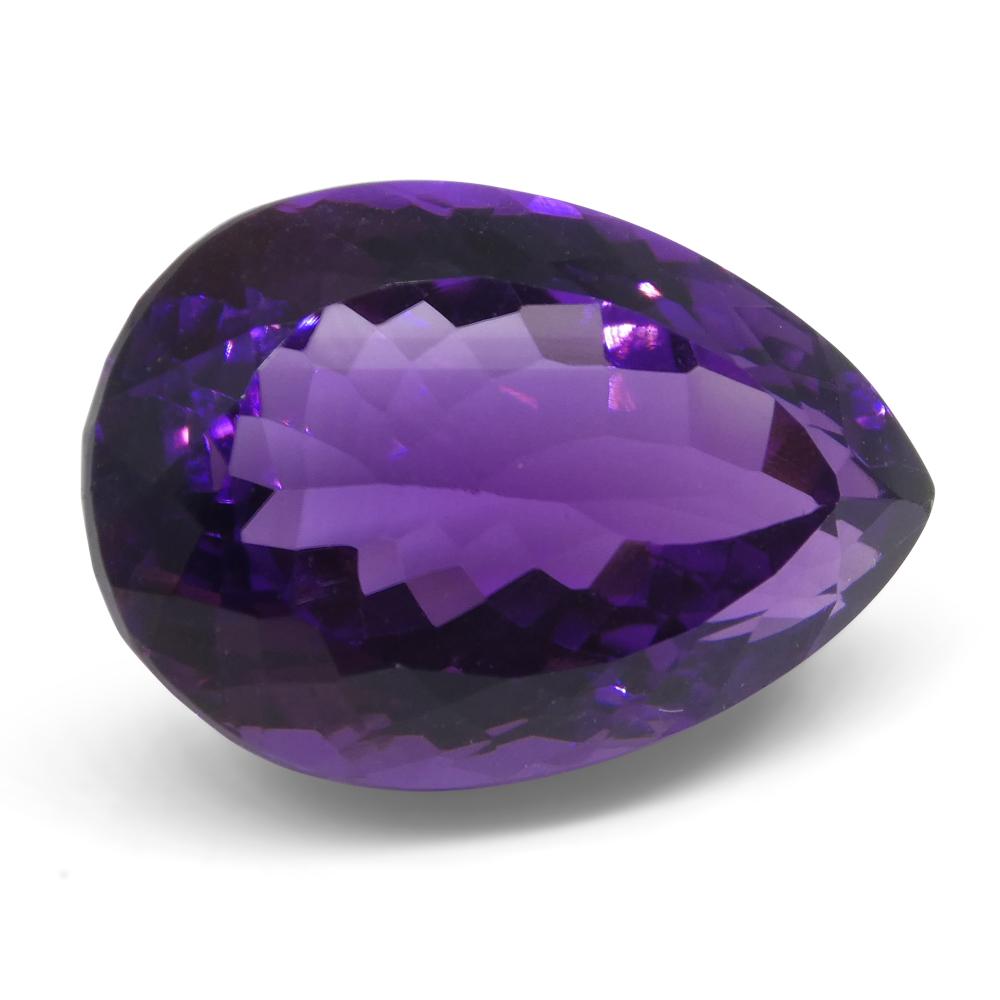 24.49 ct Pear Amethyst - Skyjems Wholesale Gemstones