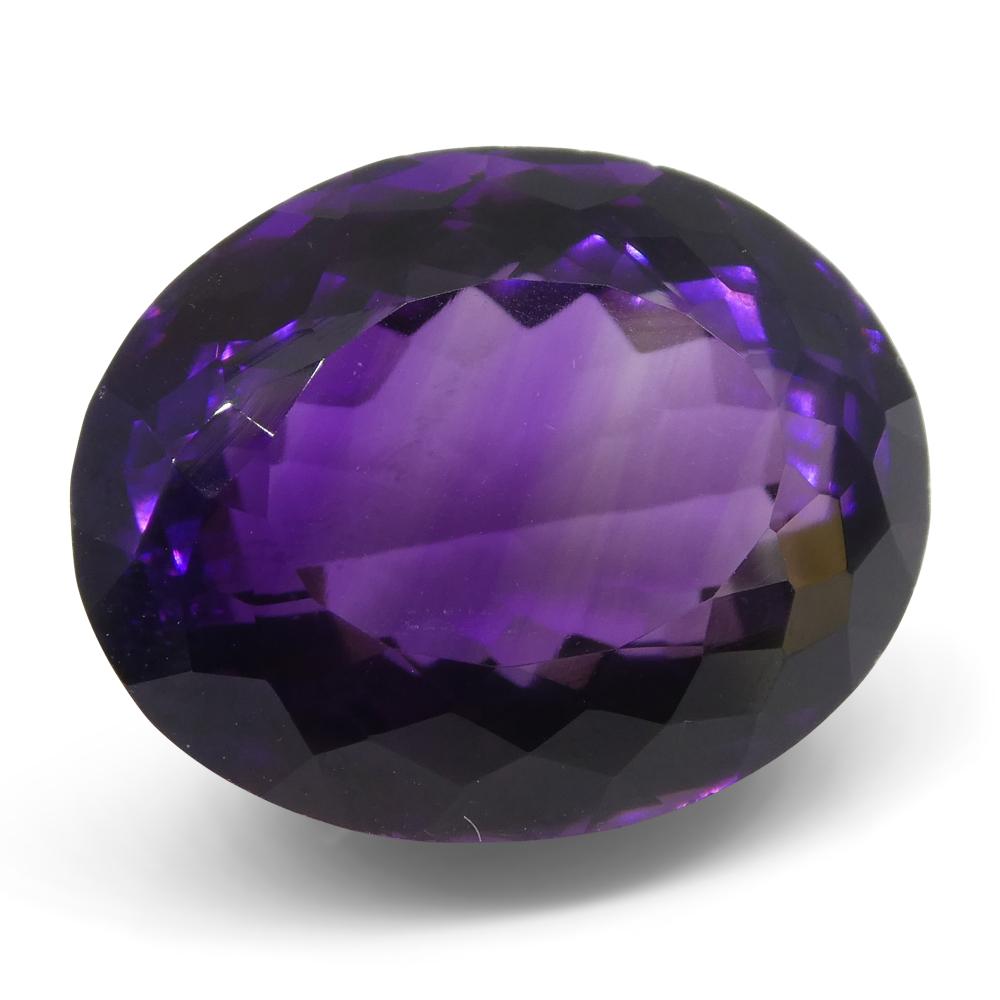 20.6 ct Oval Amethyst - Skyjems Wholesale Gemstones