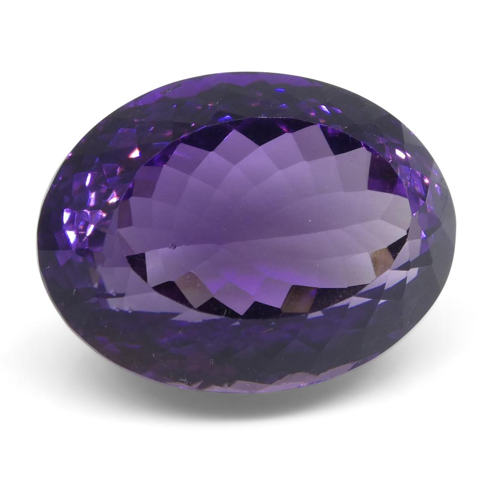 26.08 ct Oval Amethyst - Skyjems Wholesale Gemstones