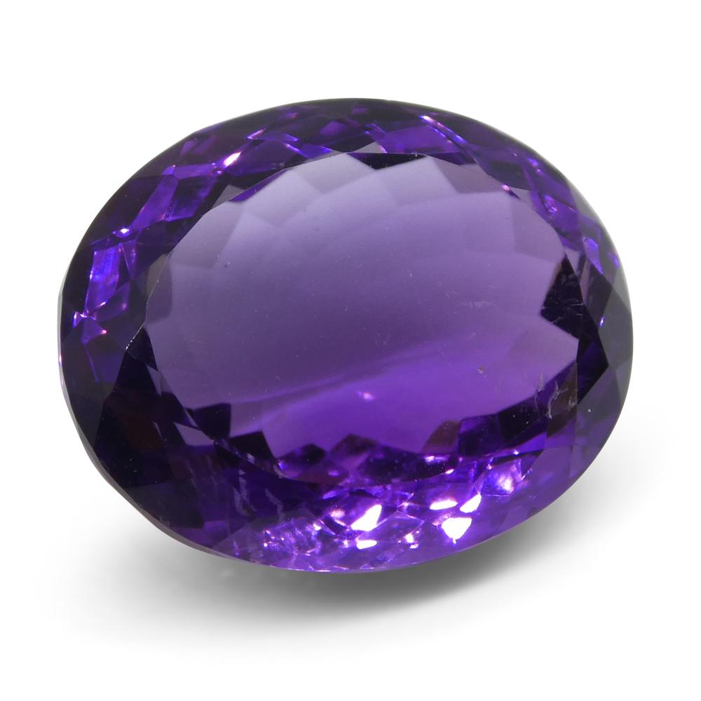 16.72 ct Oval Amethyst - Skyjems Wholesale Gemstones