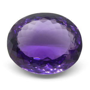 22.57 ct Oval Amethyst - Skyjems Wholesale Gemstones