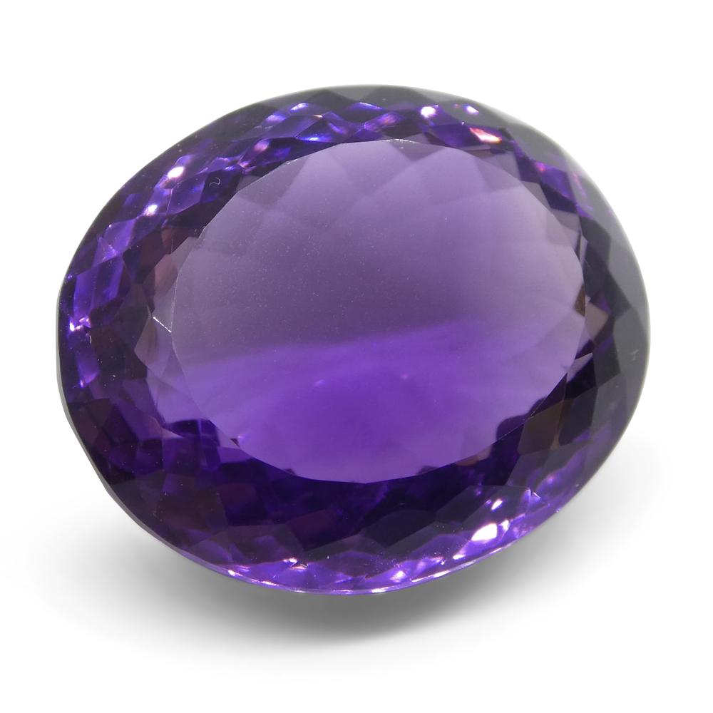 22.57 ct Oval Amethyst - Skyjems Wholesale Gemstones