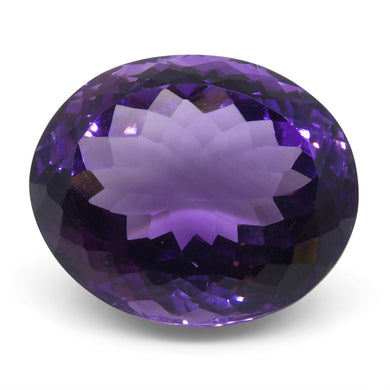 19.09 ct Oval Amethyst - Skyjems Wholesale Gemstones