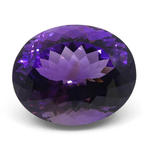 21.94 ct Oval Amethyst - Skyjems Wholesale Gemstones
