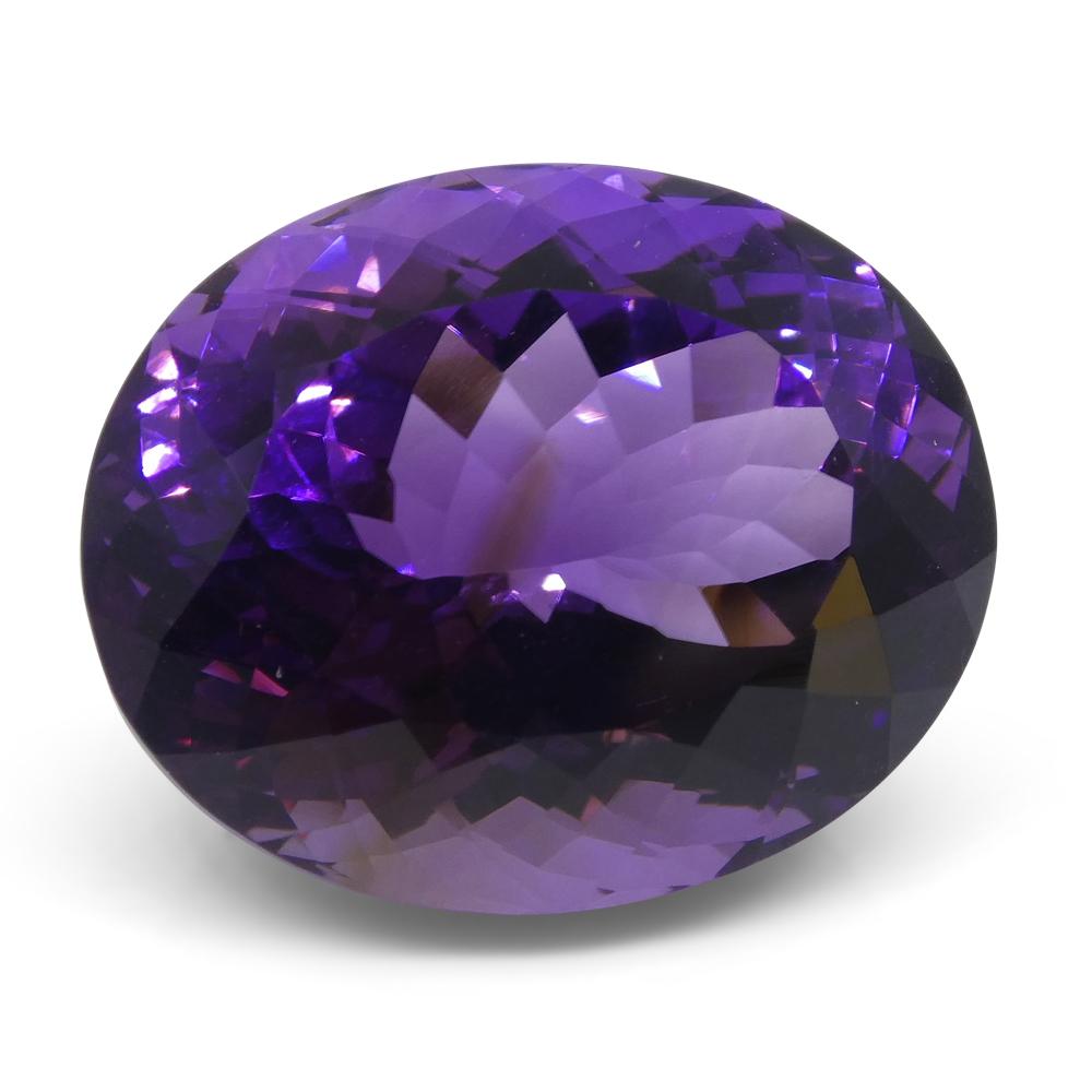 21.94 ct Oval Amethyst - Skyjems Wholesale Gemstones