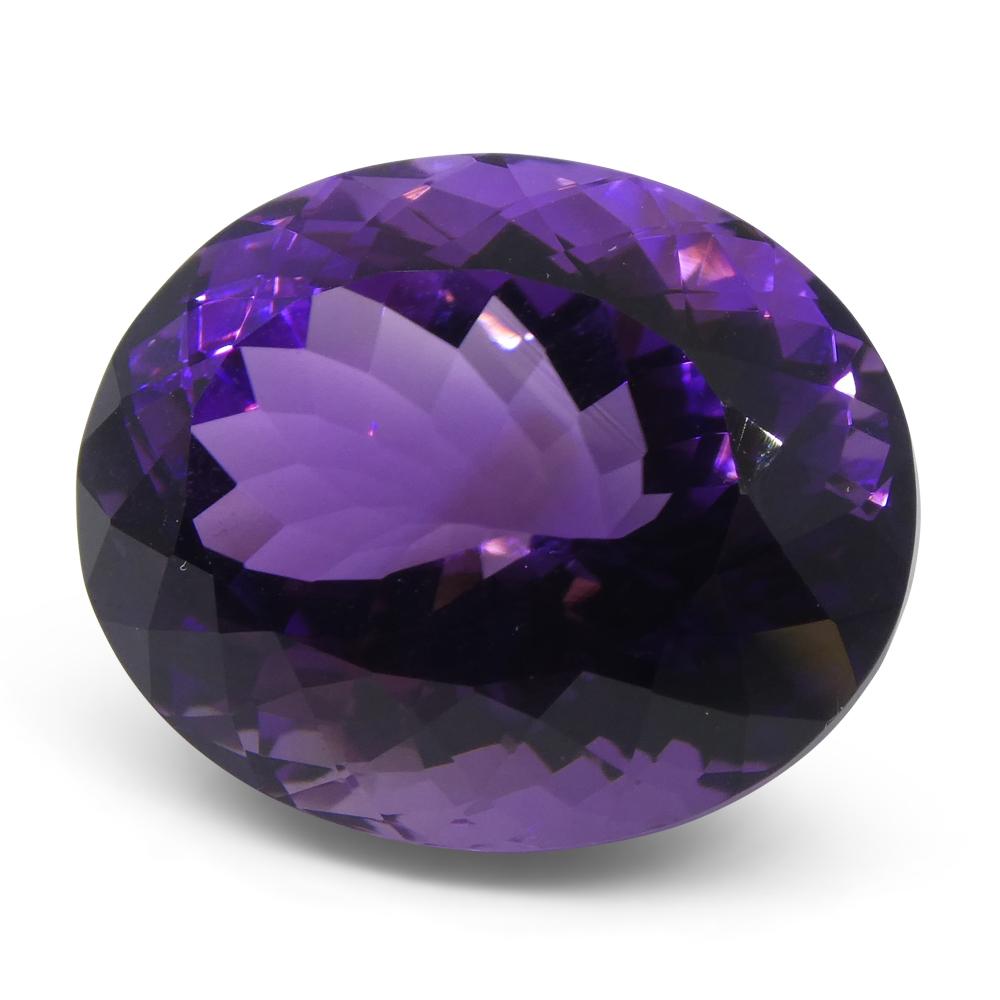 21.94 ct Oval Amethyst - Skyjems Wholesale Gemstones